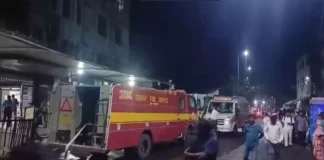 ट्रॉमा आईसीयू में लगी आग, धुएं और लपटों में घिरे मरीज