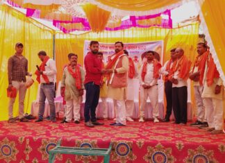 वैदिक परंपराओं के साथ हुआ सदस्यता अभियान एवं सम्मान समारोह, संगठन विस्तार पर दिया गया जोर