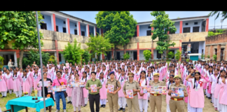 मिशन शक्ति कार्यशाला में छात्राओं को बताए सुरक्षा के तरीके, महिला आरक्षियों ने सिखाए आत्मरक्षा के गुर