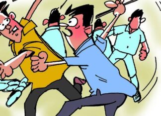रास्ते के विवाद में युवक पर धारदार हथियार से हमला, हालत गंभीर